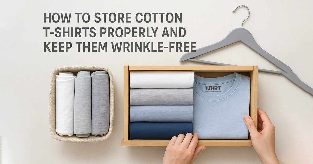 How to Store Cotton T-Shirts Properly and Keep Them Wrinkle-Free