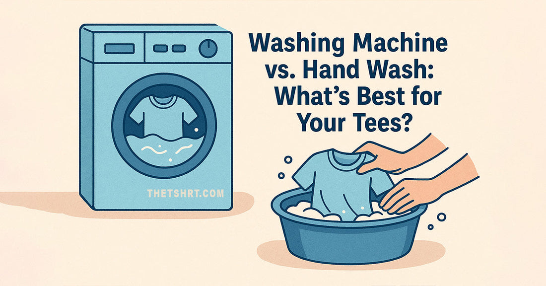 Washing Machine vs. Hand Wash: What's Best for Your Tees?