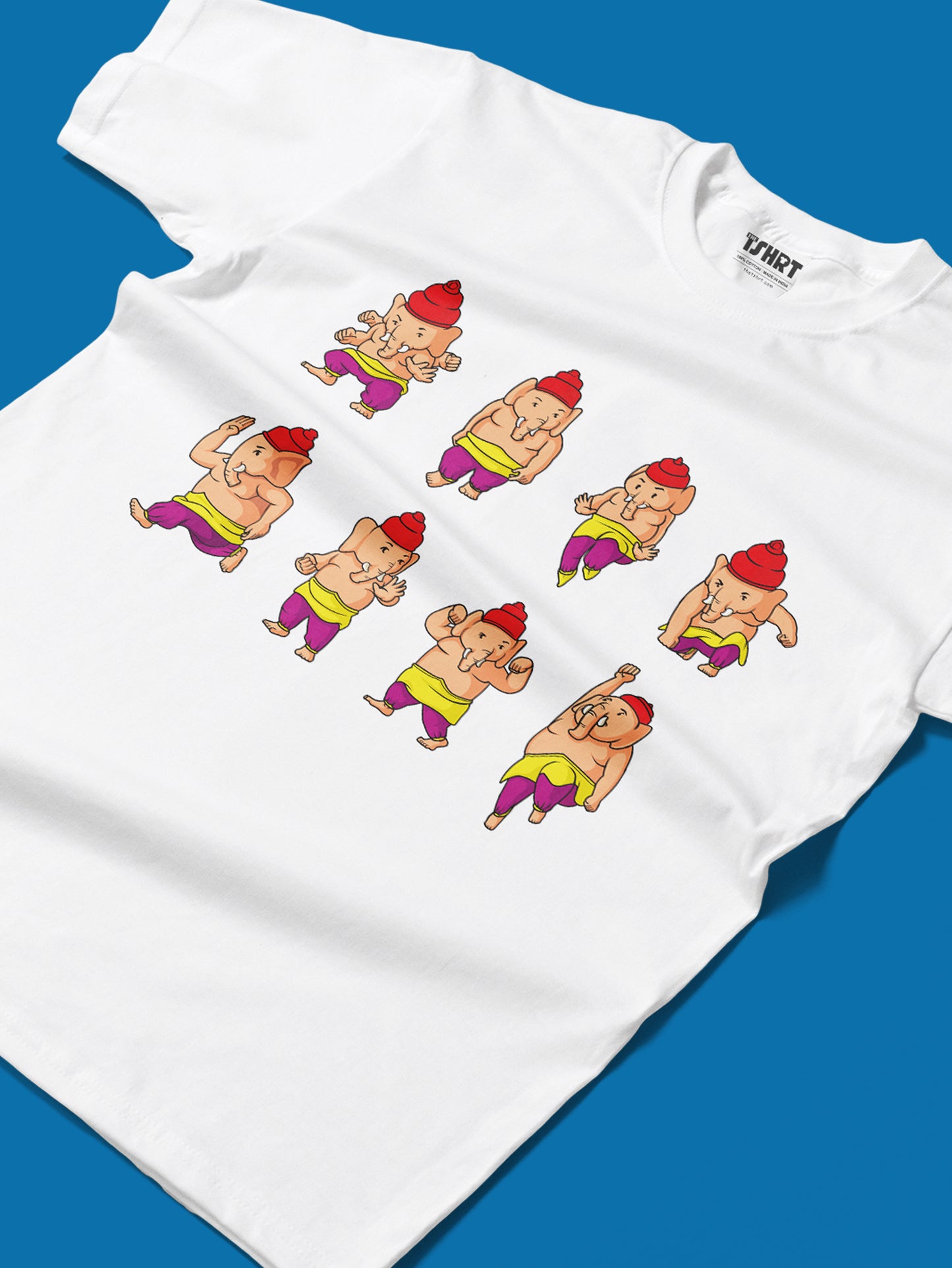 Poses of Ganpati T-shirt for Kids