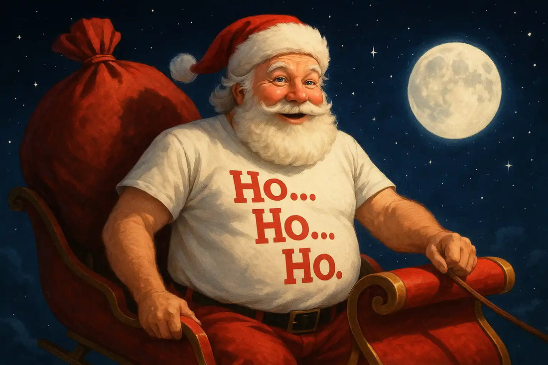 What If Santa Claus Wears Our T-shirt?