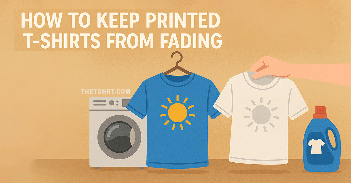 How to Keep Printed T-Shirts from Fading