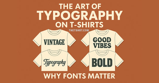 The Art of Typography on T-Shirts: Why Fonts Matter