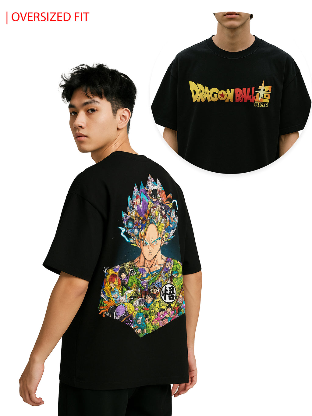 Anime Dragon Ball Z Goku - Oversized 180 GSM