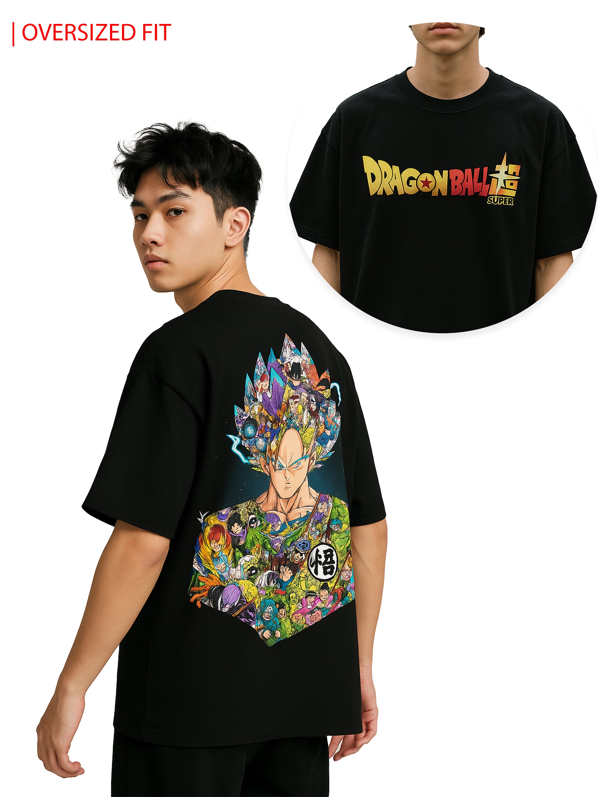 Anime Dragon Ball Z Goku - Oversized 180 GSM