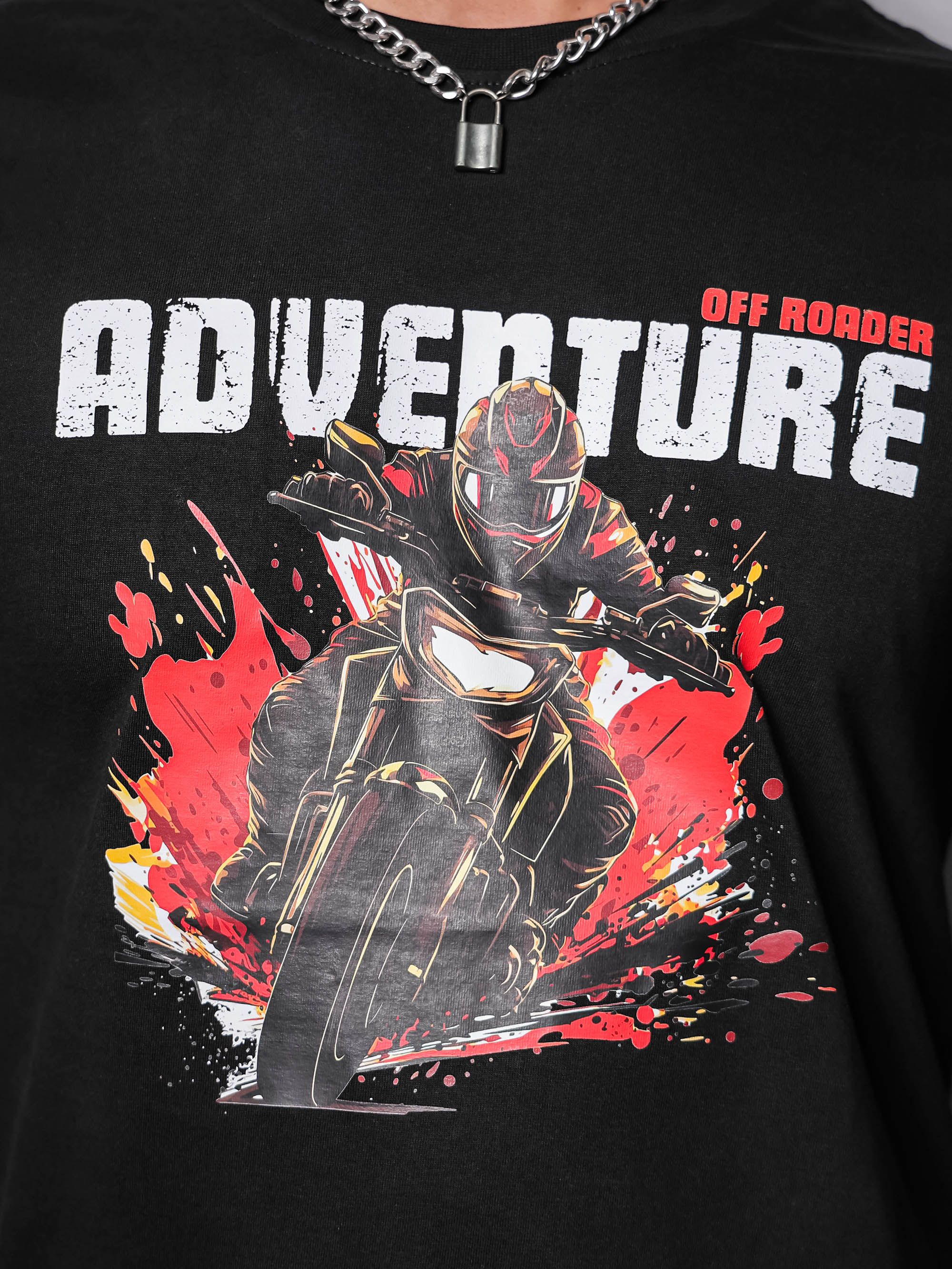 buy cotton adventure biker tshirt