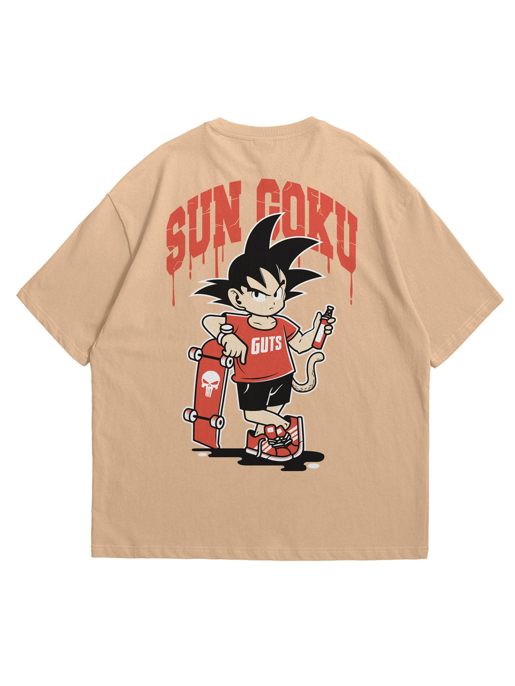 Sun Goku Oversized T-Shirt - 180 GSM