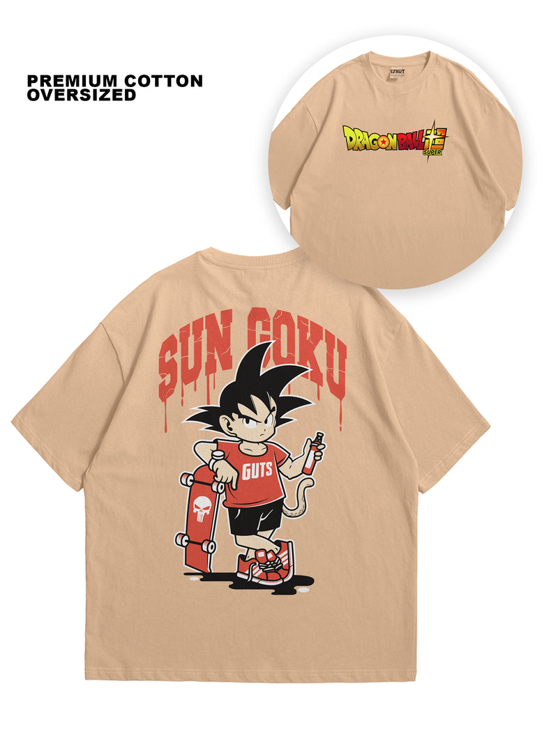 Sun Goku Oversized T-Shirt - 180 GSM