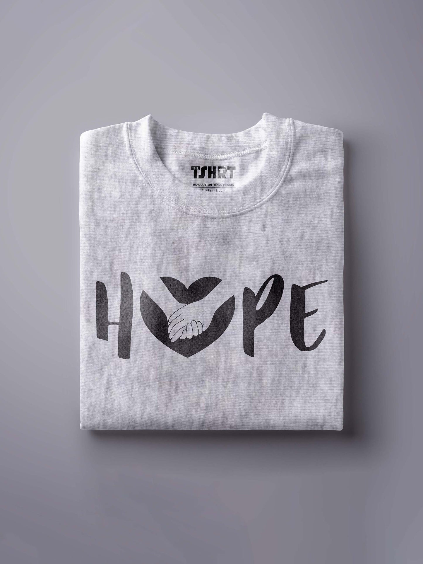 HOPE - WHITE MELANGE // PRINTED COTTON