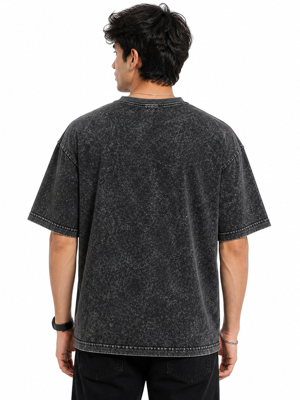 ACID WASH OVERSIZED T-SHIRT - 240 GSM