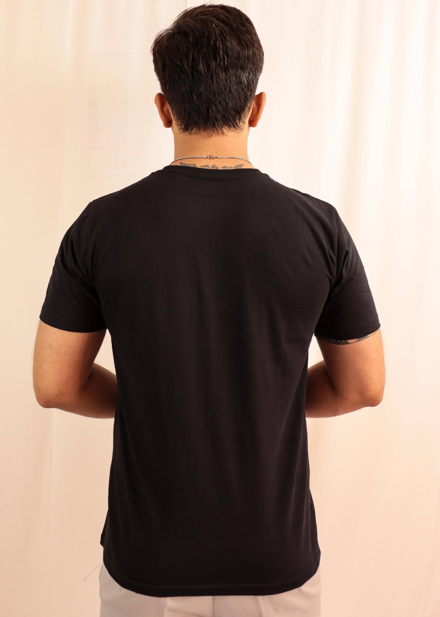 solid black cotton tshirt pure cotton premium in look and comfortable 