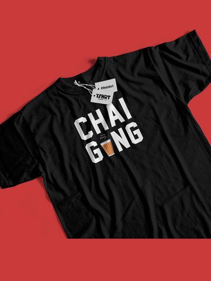 Buy "Chai Gang" Printed T-shirt