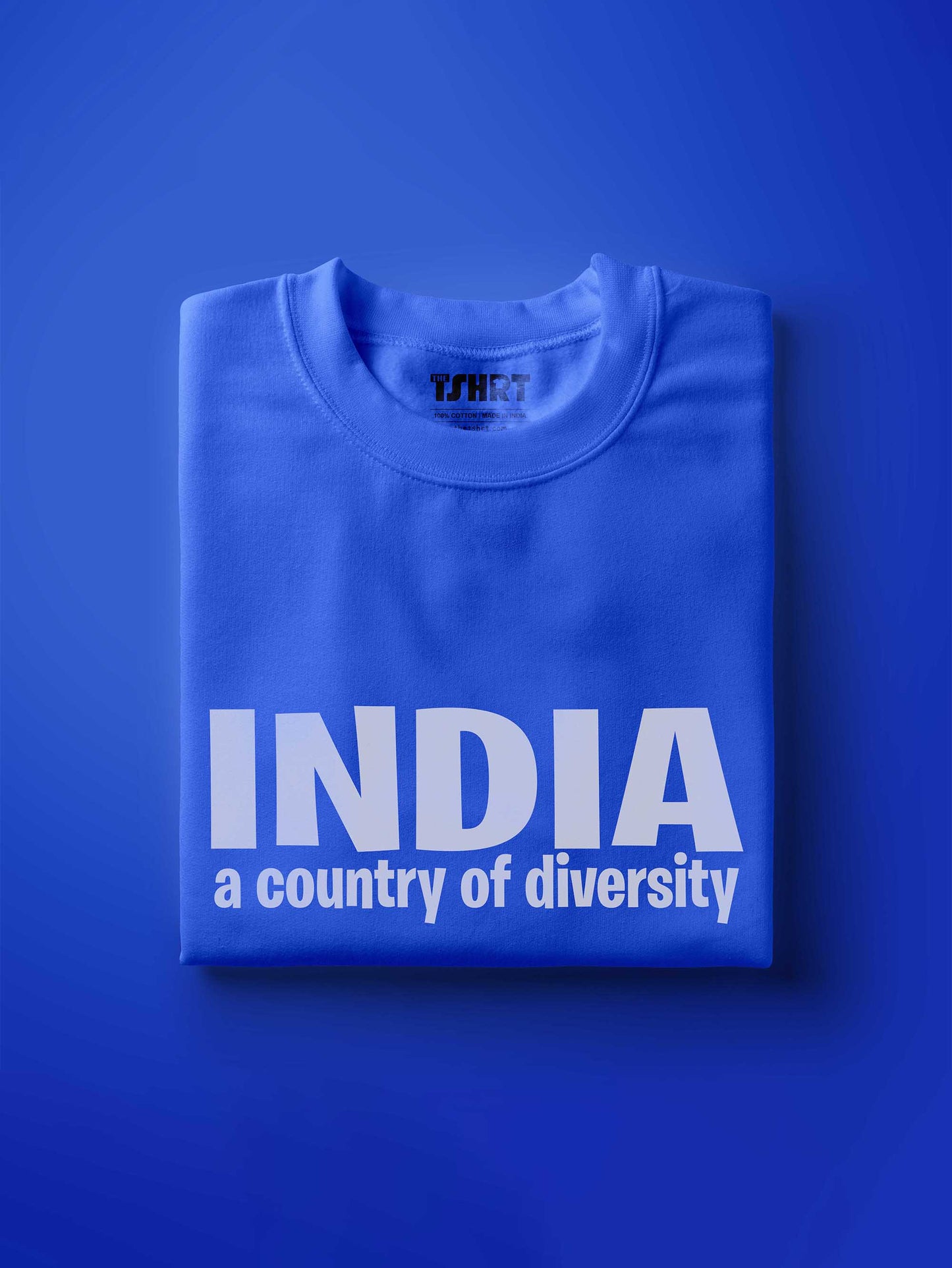 INDIA - ROYAL BLUE // PRINTED COTTON