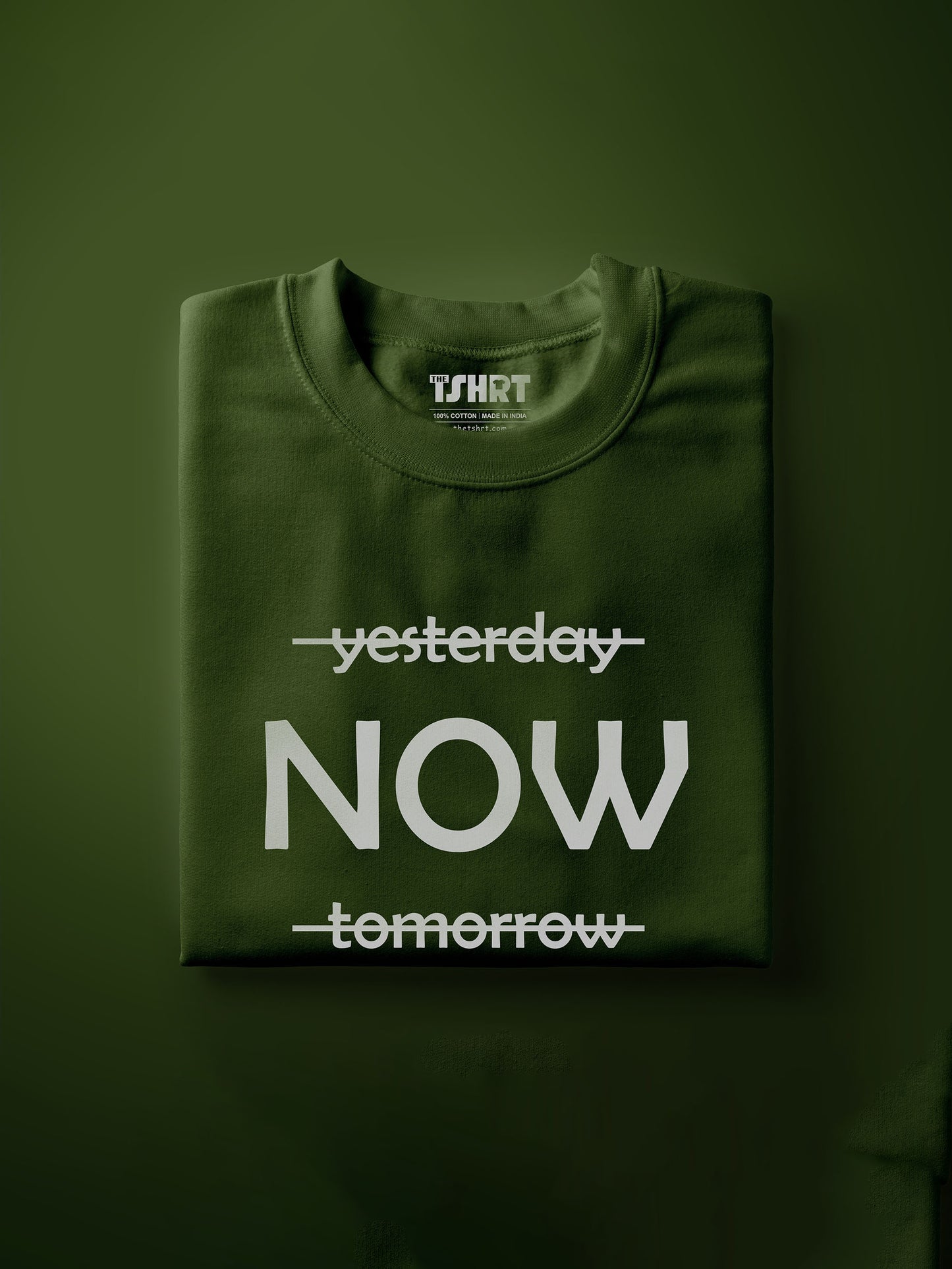 Buy "NOW" printed T-shirt online