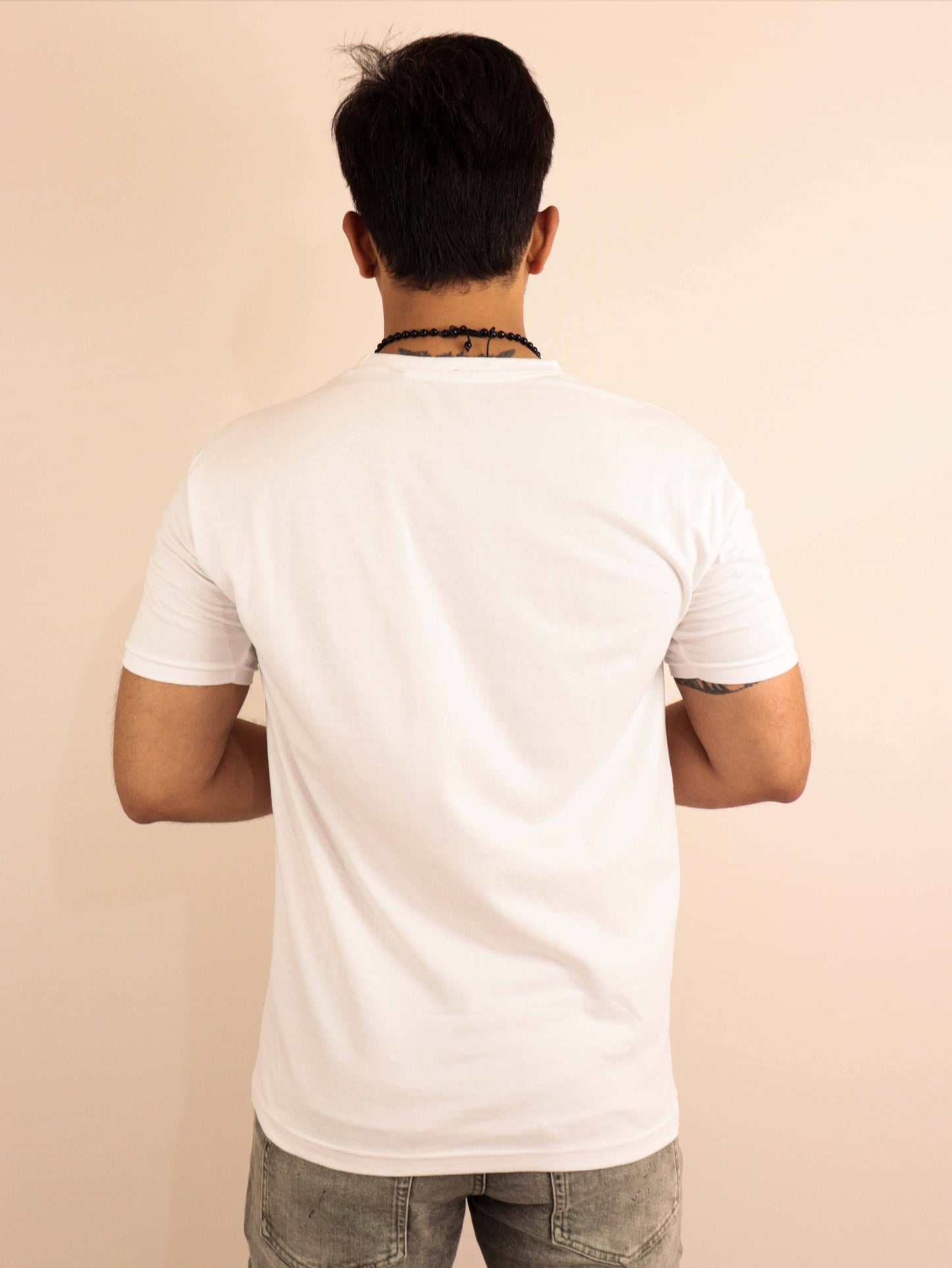 buy white plain t shirt for men